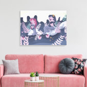 Klassieke zeemeerminprint canvas afdruk (Insitu (Woonkamer))
