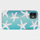 Klassieke Zeester Zeesterren Blauwe iPhone 5 Hoes (Achterkant (horizontaal))