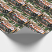 Klassieke zeilboot Cadeft Wrapping Paper Cadeaupapier (Hoek)