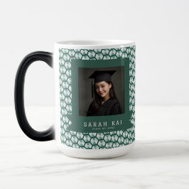 Klassieke zeshoek print vriend Grdauation Magische Mok