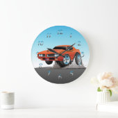 Klassieke zevenwijdige musculus Cartoon klok (Huis)