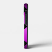 Klassieke Zigzag Paarse Gepersonaliseerde iPad Air Case-Mate iPhone Case (Achterkant / Links)