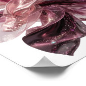 Klassieke Zilveren ABSTRACTE KUNST Poster (Hoek)