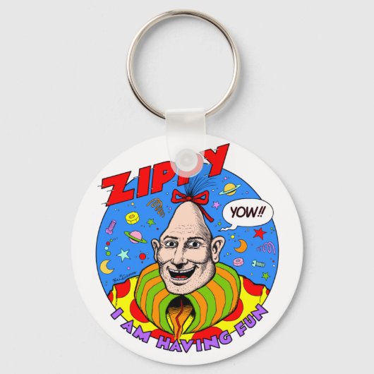 Klassieke Zippy Key Ring Sleutelhanger (Voorkant)