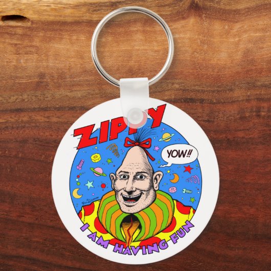 Klassieke Zippy Key Ring Sleutelhanger (Voorkant)