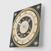 Klassieke Zodiaklok Vierkante Klok (Hoek)