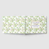 Klassieke Zomer Bloemen Bruiloft Gastenboek (Volledig)