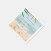 Klassieke zomer bruiloft servet (Hoek)