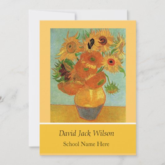 Klassieke zonnestroom afstudeerproject kaart (Achterkant)