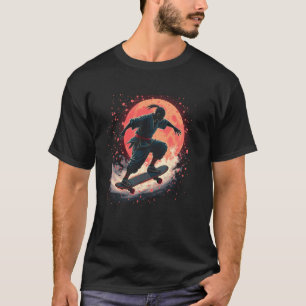 Klassieke Zonsondergang Japanse Kunst Anime Samura T-shirt