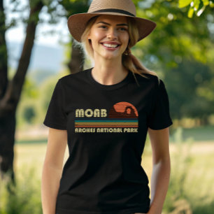 Klassieke Zonsondergang Moab Utah - Arches Nationa T-shirt