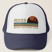 Klassieke Zonsondergang Moab Utah - Arches Nationa Trucker Pet (Voorkant)