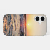 Klassieke Zonsondergang Zee iPhone 16 Hoesje (Achterkant horizontaal)