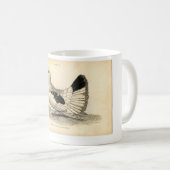 Klassieke zoölogische Etching - Dove Koffiemok (Voorkant rechts)