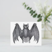 Klassieke zoölogische etsing - vlek briefkaart (Staand voorkant)