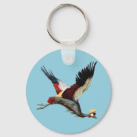 Klassieke Zuid-Afrikaanse Gekroonde Kraanvogel-vli