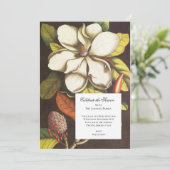Klassieke Zuidelijke Magnolia Uitnodiging (Staand voorkant)