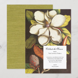 Klassieke Zuidelijke Magnolia Uitnodiging