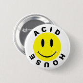 Klassieke zuurkast ronde button 5,7 cm (Voorkant /achterkant)