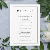 Klassieke zwart-wit bruiloft Details Behuizing