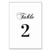 Klassieke zwart-wit bruiloft. Elegant eenvoudig Kaart (Achterkant)