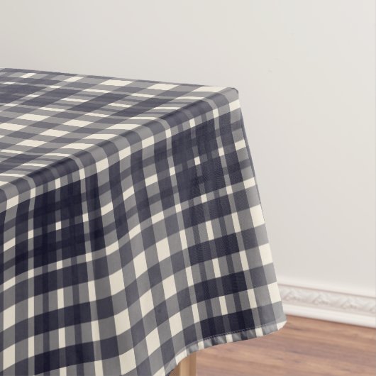 Klassieke zwart-wit en Cream Pset Tafelkleed (Voorbeeld)