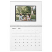 Klassieke zwart-wit galerijkalender kalender (Jan 2027)