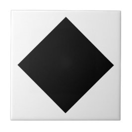 Klassieke zwart-wit keramische Tegels (Elegant) Tegeltje