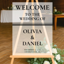 Klassieke Zwart & Wit Winter Wedding Frosted