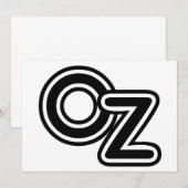 Klassieke zwart-wit Wizard of Oz-sprookje (Voorkant / Achterkant)