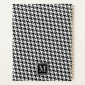 Klassieke zwart-witte hoornmond planner (Achterkant)