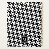 Klassieke zwart-witte hoornmond planner (Achterkant)