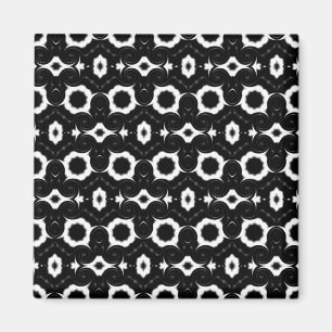 klassieke Zwart-witte patroonmagneet Magneet
