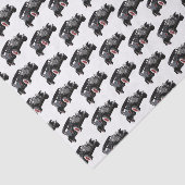 Klassieke  zwarte auto tissuepapier (Detail)