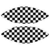 Klassieke zwarte checkboard - wit patroon american football (Panelen)