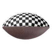 Klassieke zwarte checkboard - wit patroon american football (Gedraaid 90)