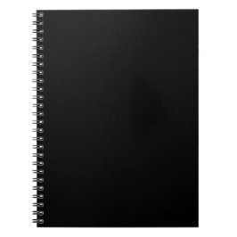 Klassieke Zwarte Effen Kleur Minimalistisch Notitieboek