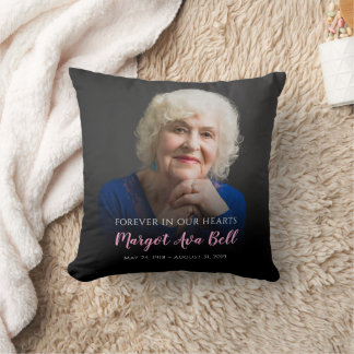 Klassieke zwarte en roze Memorial Keepomwille Pill Kussen