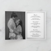 Klassieke Zwarte en Witte Elegante Bruiloft (Binnen)