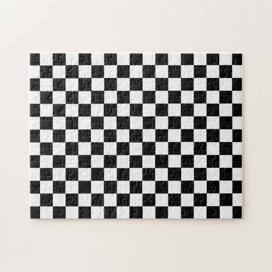 Klassieke zwarte en witte kast door STaylor Legpuzzel (Horizontaal)