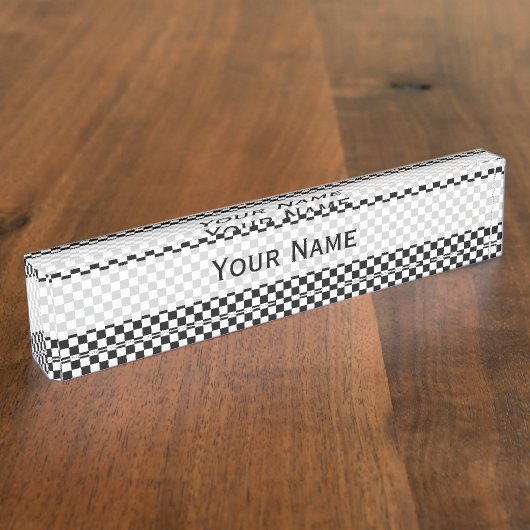 Klassieke zwarte en witte kast door STaylor Naambordje (Zijkant)