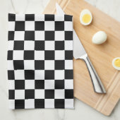 Klassieke zwarte en witte kast door STaylor Theedoek (Quarter Fold)