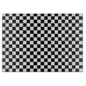 Klassieke zwarte en witte kast snijplank (Voorkant)