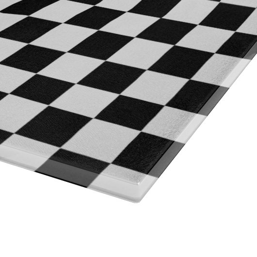 Klassieke zwarte en witte kast snijplank (Hoek)