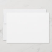 Klassieke zwarte en witte script bruidsdouche voor kaart (Achterkant)