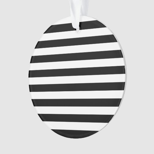 klassieke zwarte en witte strepen ornament (voorkant)