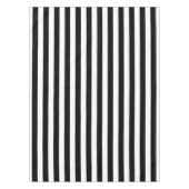 Klassieke zwarte en witte strepen tafelkleed (Voorkant)