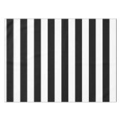 klassieke zwarte en witte strepen tafelkleed (Voorkant (Horizontaal))