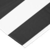 klassieke zwarte en witte strepen tafelkleed (Gekanteld)