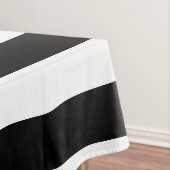 klassieke zwarte en witte strepen tafelkleed (Voorbeeld)